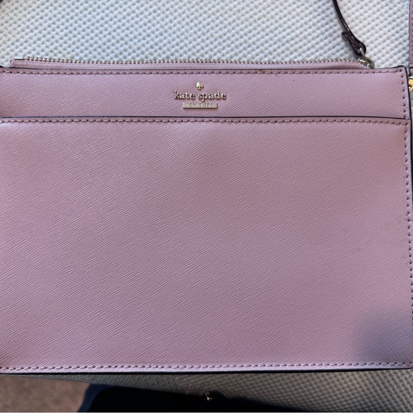 Kate Spade Pastel Pink Crossbody with Gold Accents - Picture 3 of 9